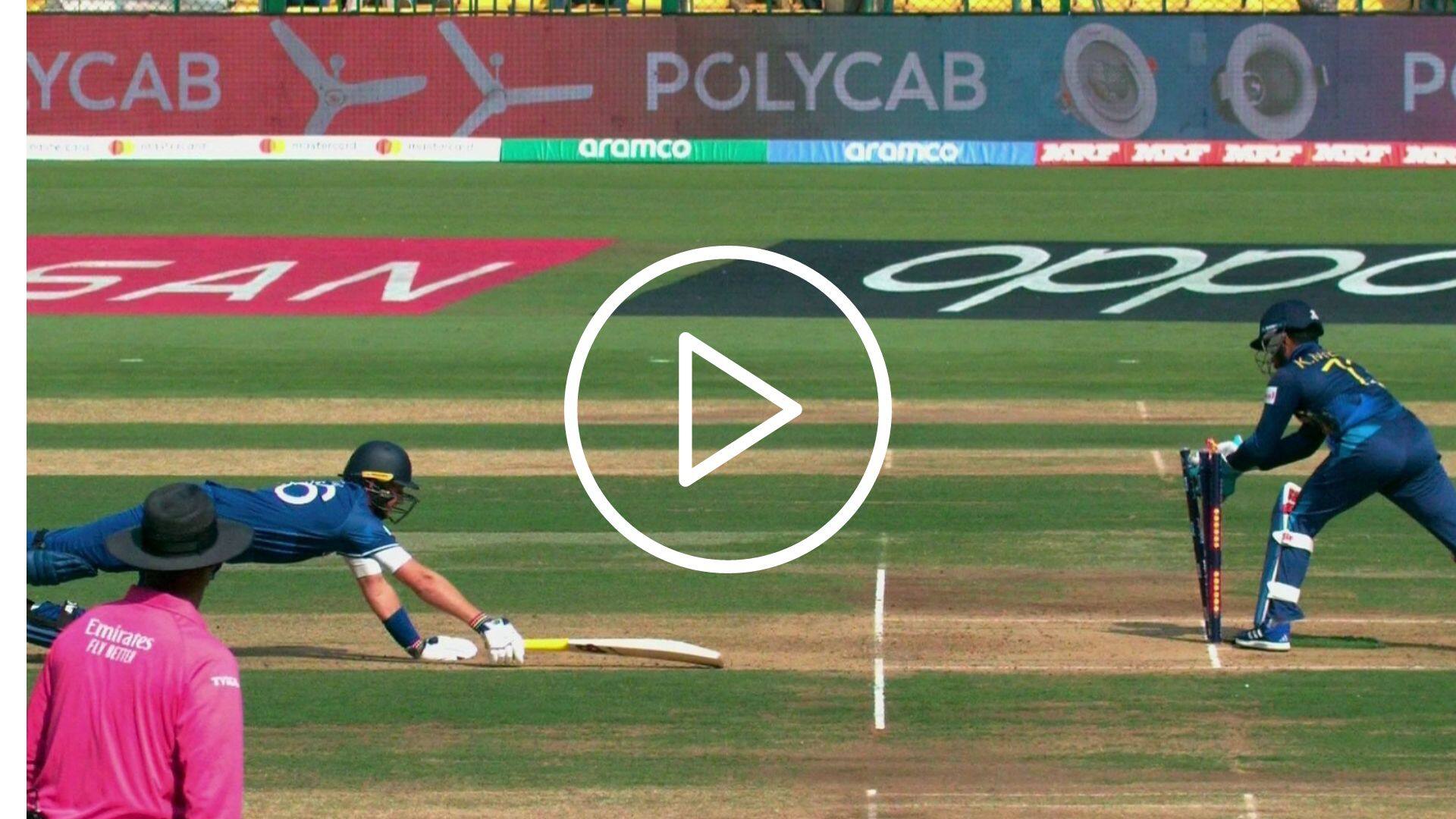 [WATCH] Angelo Mathews Athletic Throw Leads To Joe Root's Disastrous Runout